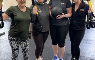 Enhanced personal training session at One on One Fitness with dedicated trainers.