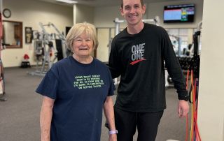 Effective one-on-one fitness training session at State College Fitness Consultants.