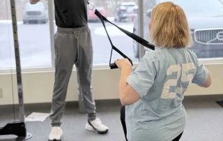 Improving home fitness with personalized one-on-one personal training sessions for all fitness levels.