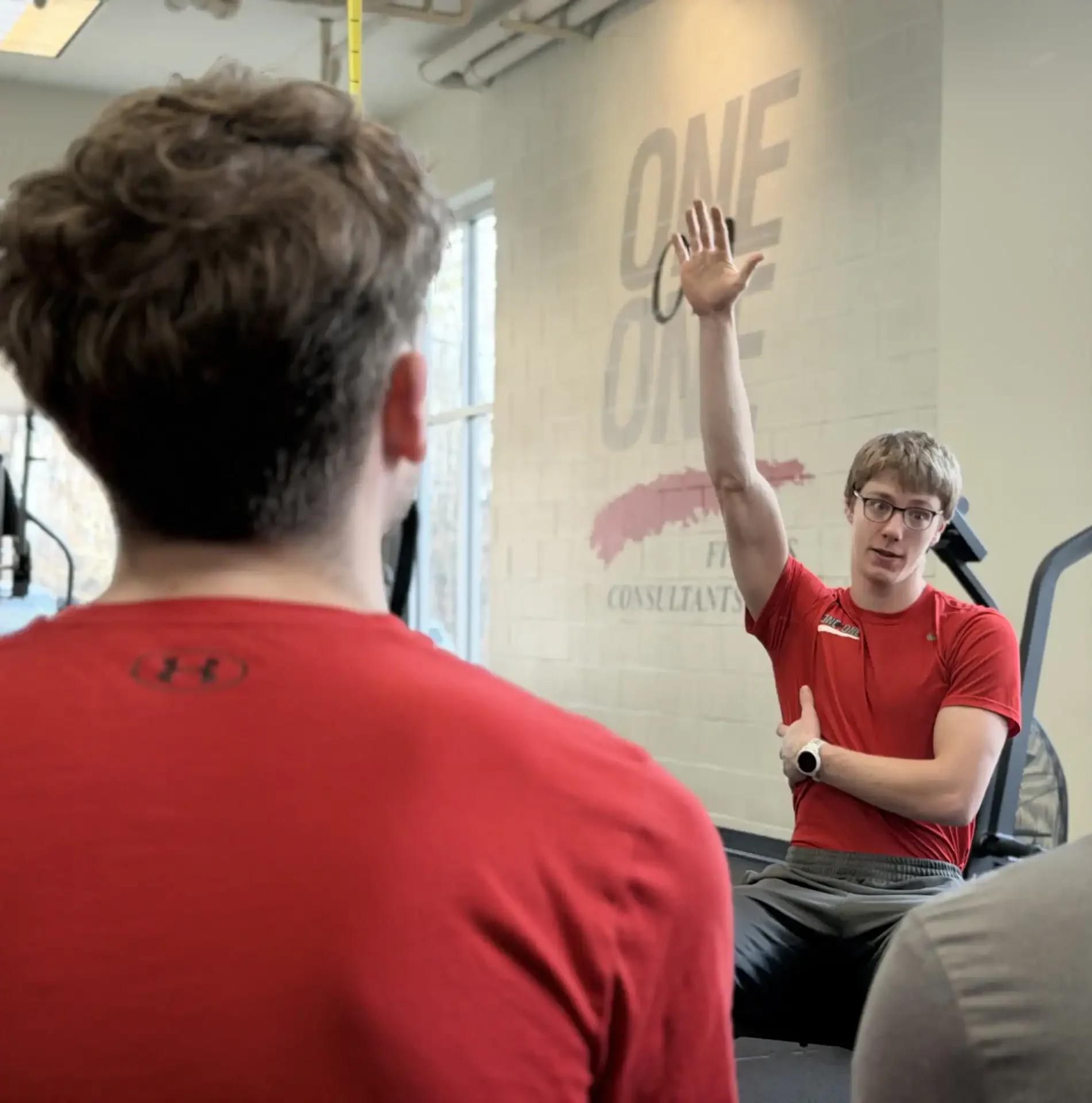 Personal Training Team at One on One Fitness Consultants working together 